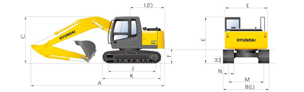 Excavator R110-7
